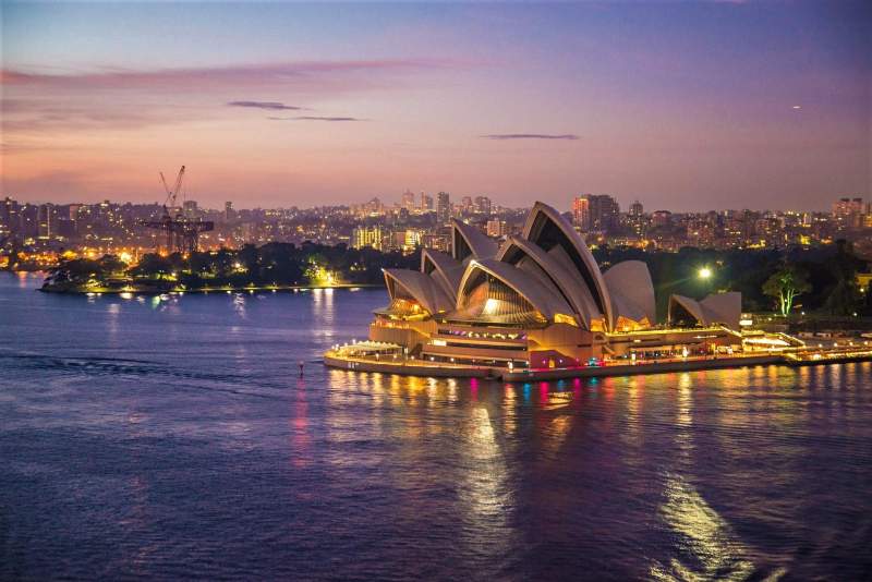 Sydney at evening